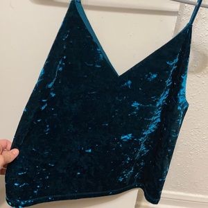 Velvet tank top
